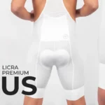 Licra Hombre Corta Premium Plus Blanca-Capote