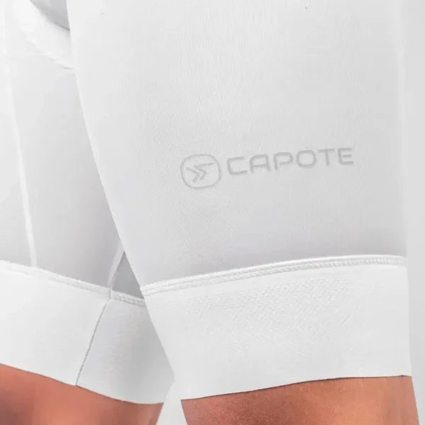 Licra Hombre Corta Premium Plus Blanca-Capote