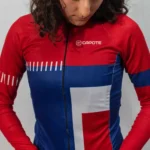 Jersey Unisex Manga Larga Light Rojo/Azul - Capote