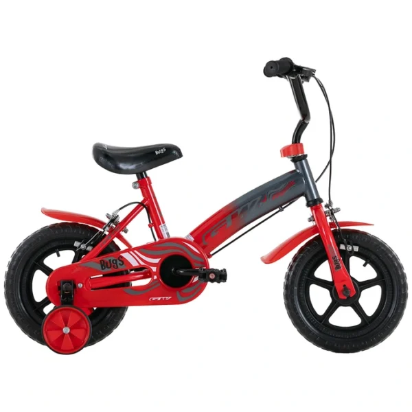Bicicleta Infantil Niño 12P Bugs Gris/Roja -Gw