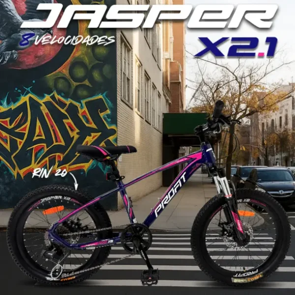 Bicicleta 20P Jasper X2.1 1x8Vel - PROFIT-2 Bicicleta 20P Jasper X2.1 1x8Vel - PROFIT