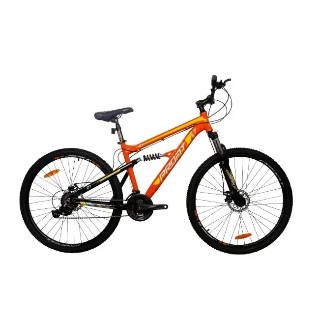 Bicicleta 29" Jasper Z1 Doble Supension Naranja Amarillo 8  Vel - PROFIT