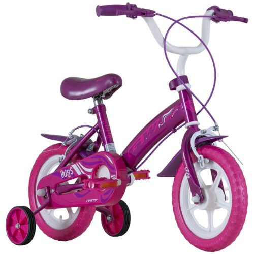 Bicicleta Infantil Niña 12P Bugs Morada Gw