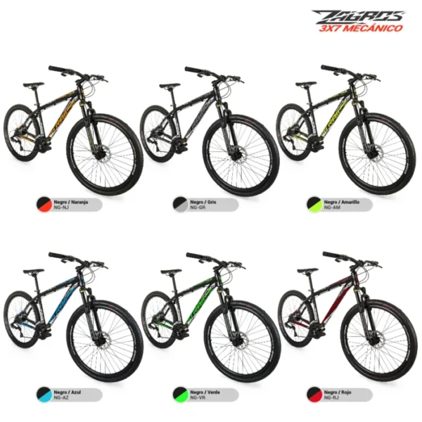 Bicicleta Mtb 27.5" 3x7 Vel. Zagros - On Trail