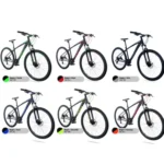 Bicicleta Mtb 29 3x8 Vel. Factral Hidráulica Colores - On Trail-3 Bicicleta Mtb 29" 3x8 Vel. Factral Hidráulica Colores - On Trail