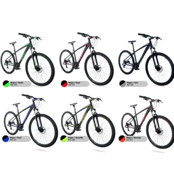 Bicicleta Mtb 29 3x8 Vel. Factral Hidráulica Colores - On Trail-3 Bicicleta Mtb 29" 3x8 Vel. Factral Hidráulica Colores - On Trail