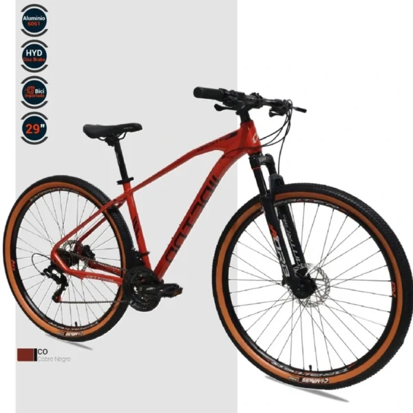 Bicicleta Mtb 29P 3x7 Vel. Orbiter  Hidráulica Colores- On Trail