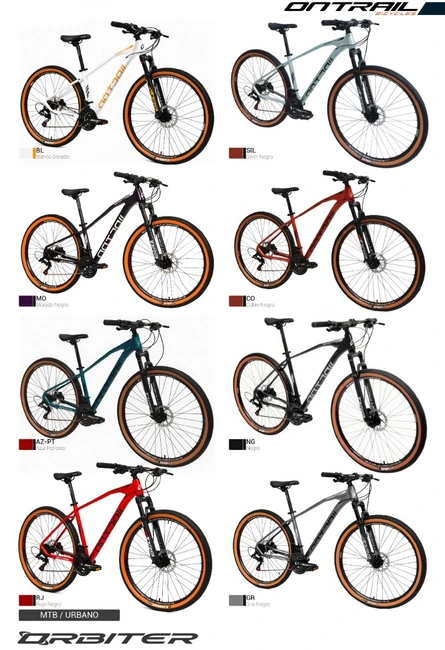 Bicicleta Mtb 29P 3x7 Vel. Orbiter  Hidráulica Colores- On Trail