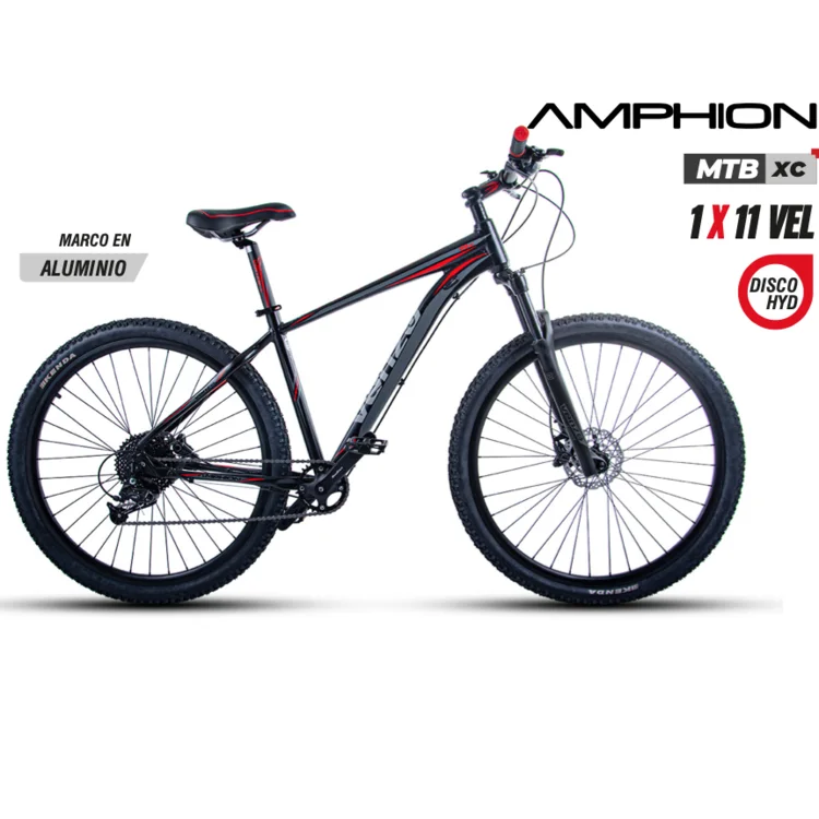 Bicicleta Mtb Rin 29" Amphion 1x11 Vel Hidráulica Frenos Shimano MT200 - Venzo