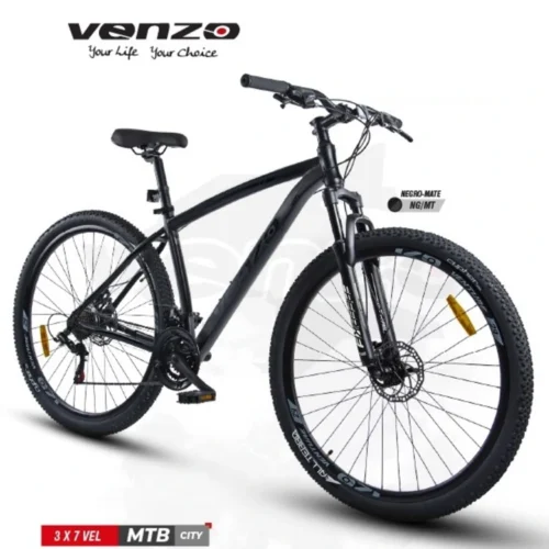 Bicicleta Mtb Rin 29" Venture Mate 3x7 Vel Mecanica - Venzo