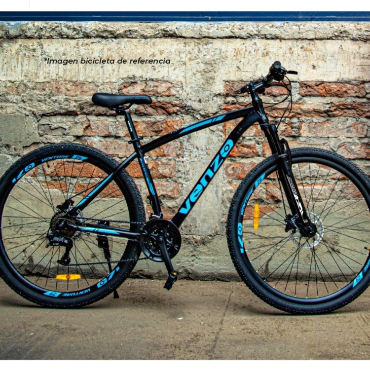 Bicicleta Mtb Rin 29 Venture Mate 3x7 Vel Mecanica - Venzo-3 Bicicleta Mtb Rin 29" Venture Evo 3x7 Vel Hidráulica Colores - Venzo