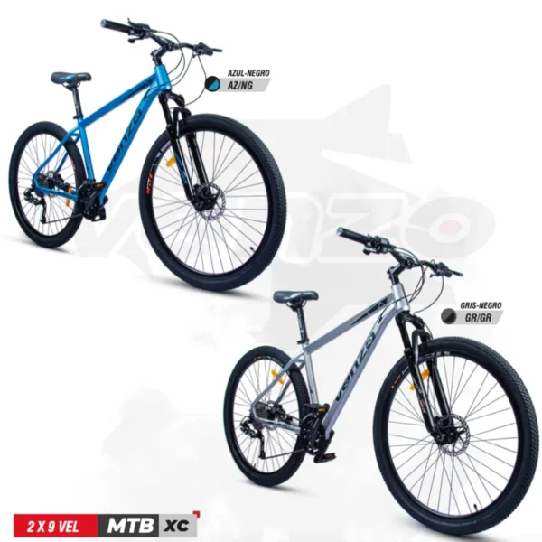 Bicicleta Mtb Rin 29" Zorya 2x9 Vel Hidráulica - Venzo