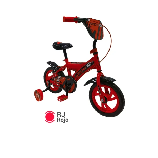 Bicicleta Ride 12" Roja - On Trail