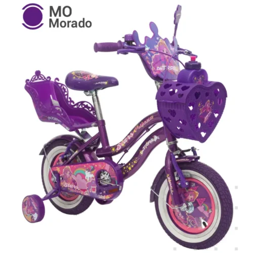 Bicicleta Ride 16" Star Princess Morada- On Trail