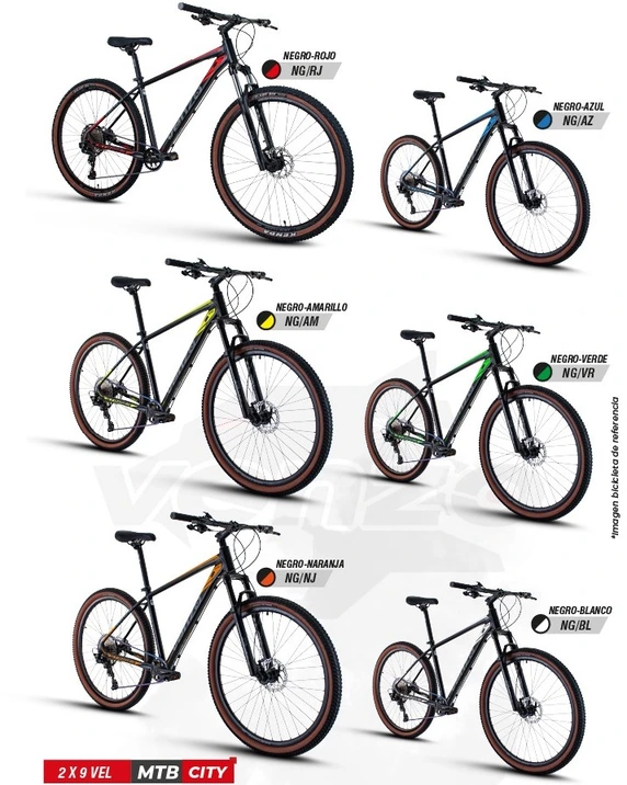 Bicicleta Stinger 29 2X9 Hidráulica Colores Venzo-7 Bicicleta Stinger 29 2X9 Hidráulica Colores Venzo