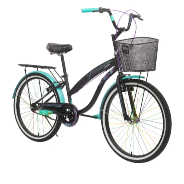 Bicicleta Sweet 24" C/Canasta y Parrilla - On Trail