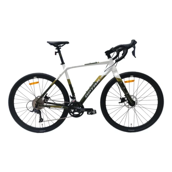 Bicicleta de Gravel Antara 10 vel Shimano Grx Blanco/Verde - Optimus