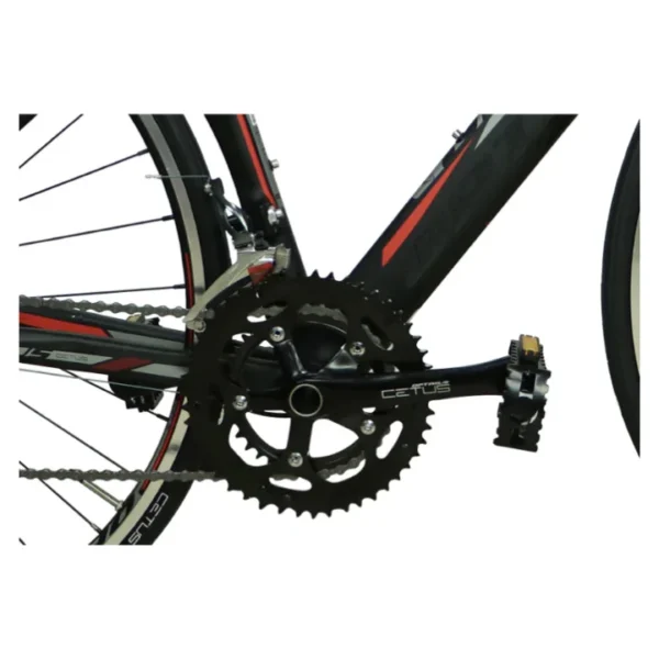 Bicicleta de Ruta Cetus 10vel Negra - Optimus