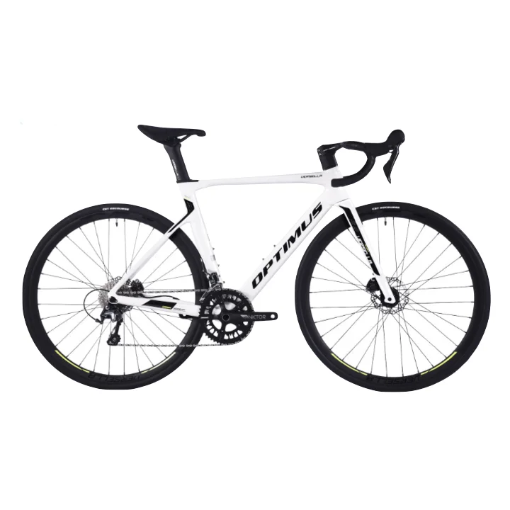 Bicicleta de ruta Carbono Versella 10S Blanca - Optimus