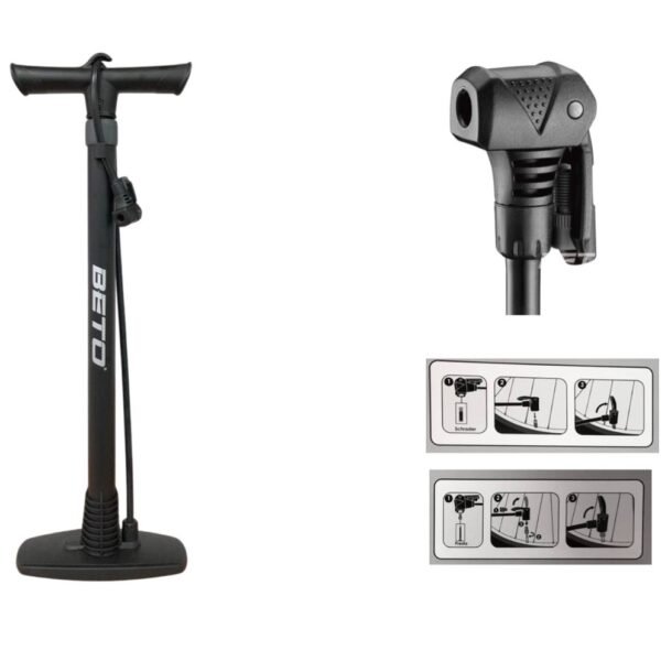 Bomba De Piso A/V Con Adaptador F/V 160Psi Cmp-103 Plastico - Beto
