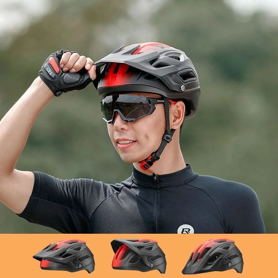 Casco Adventure H65 Rojo - RockBros