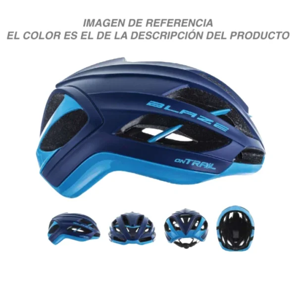 CASCO  BLAZE C/S VERDE/GRIS - ON TRAIL