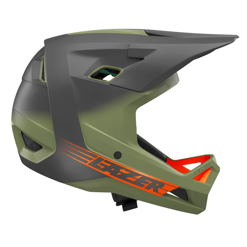 CASCO FULL FACE CHASE KC VERDE MATE - LAZER