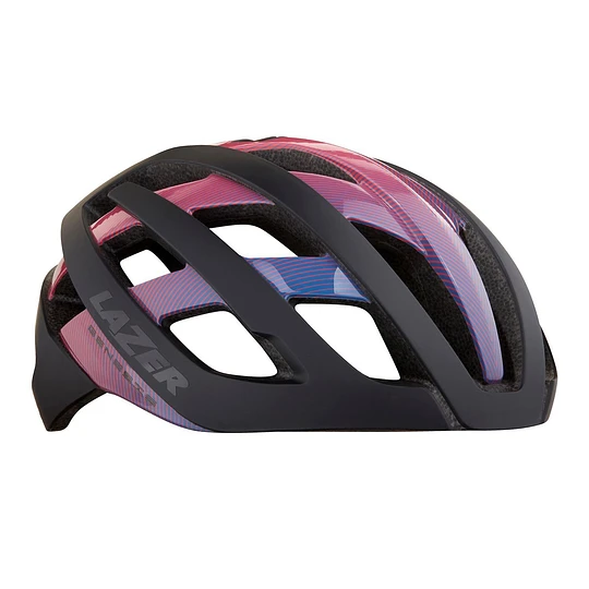 CASCO RUTA GENESIS MIPS CE NEGRO/ROSADO/MORADO - LAZER