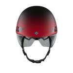 CASCO TRI/CONTRA RELOJ VOLANTE KC NEGRO/ROJO- LAZER
