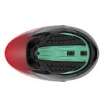 CASCO TRI/CONTRA RELOJ VOLANTE KC NEGRO/ROJO- LAZER