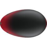 CASCO TRI/CONTRA RELOJ VOLANTE KC NEGRO/ROJO- LAZER