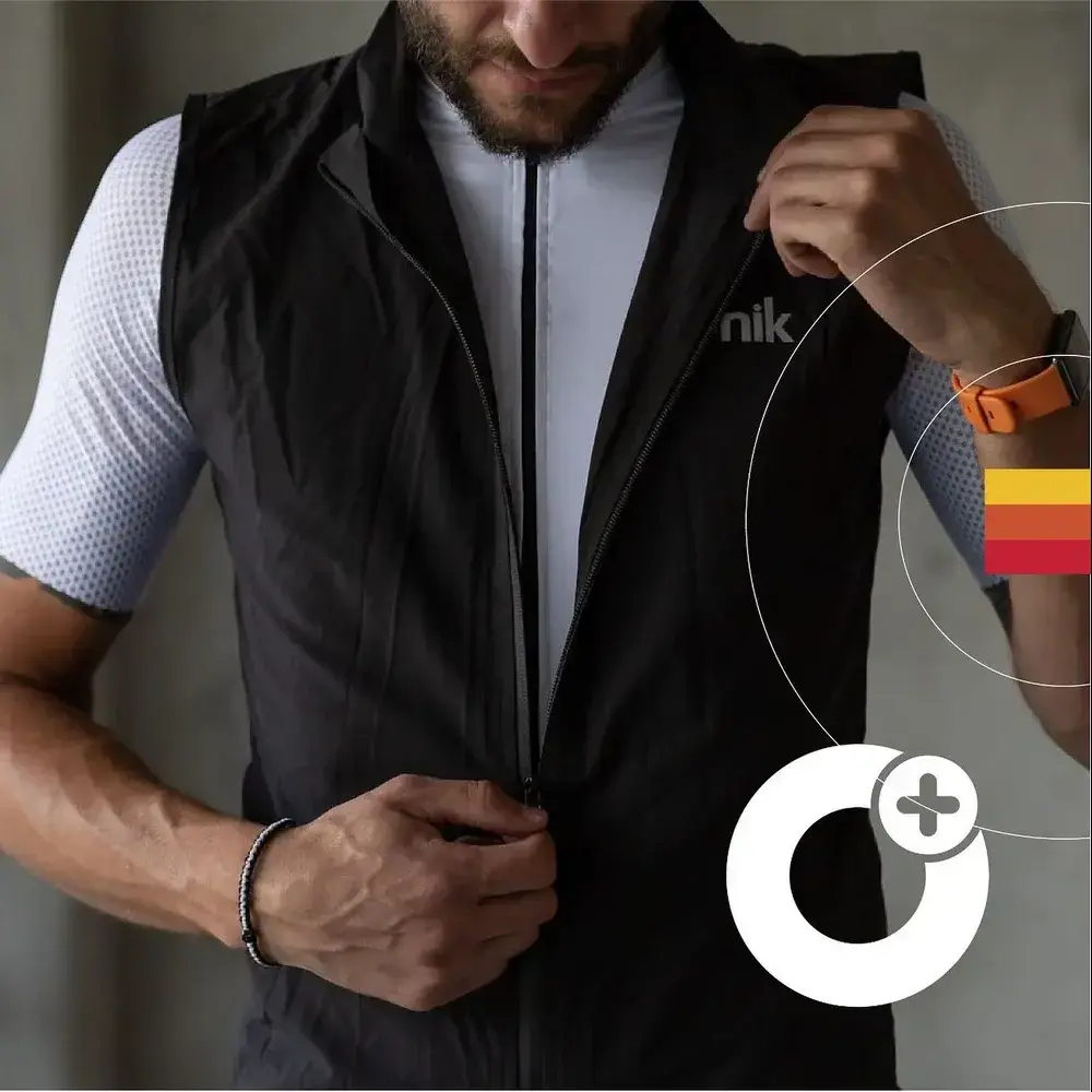 Chaleco Repel Masculino Negro - IONIK