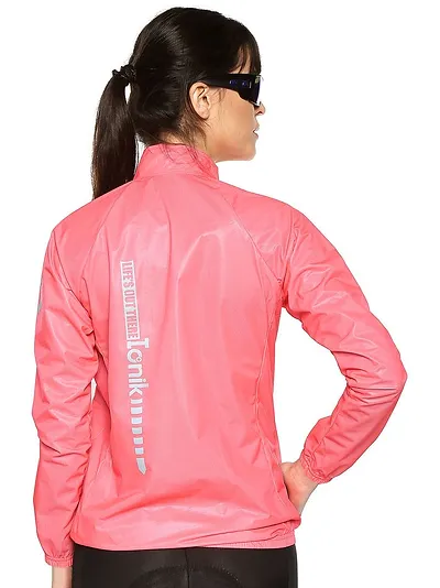 Chaqueta Impermeable Fucsia Femenina – Ionik