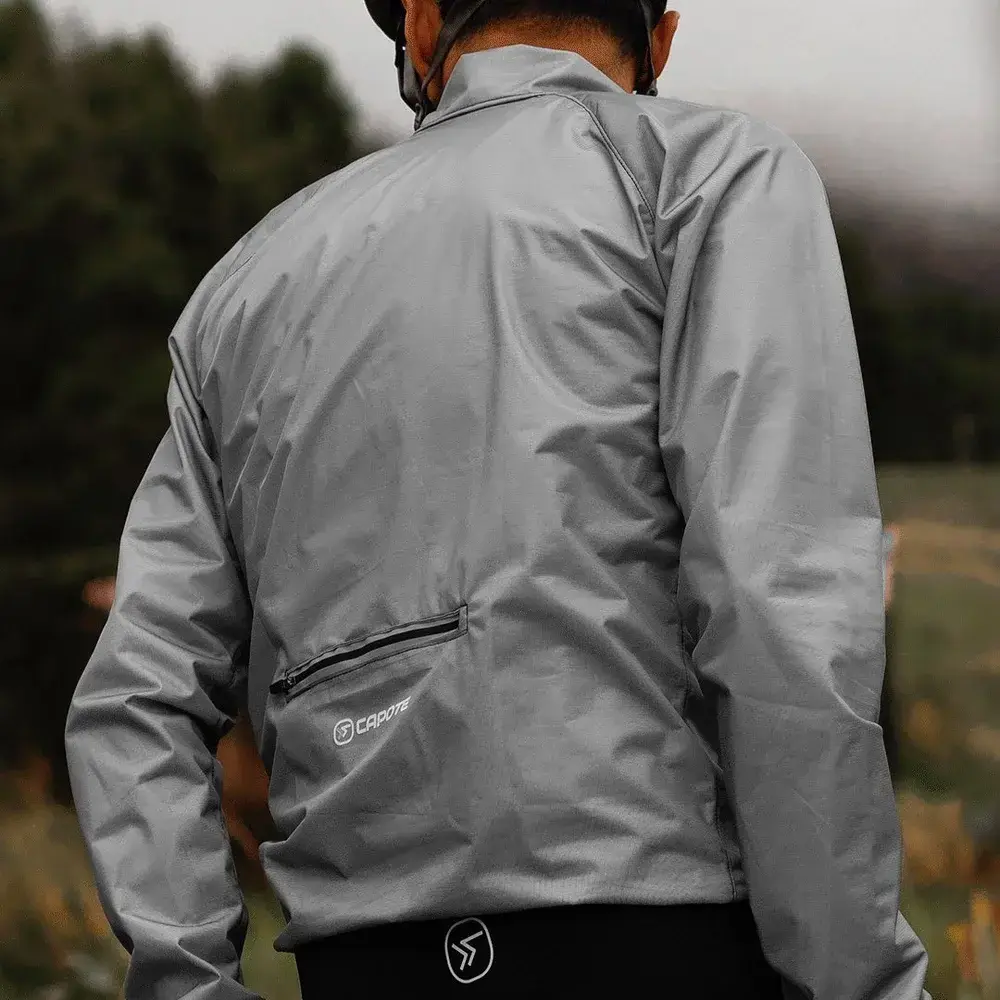 Chaqueta Impermeable Gris Unisex – Capote – Tienda Cardenas