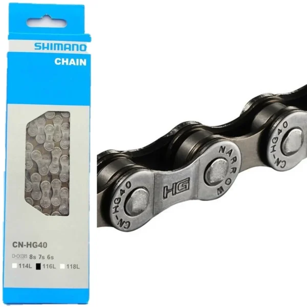 Cadena Cn-Hg40 6_7_8Vel 116L - Shimano Cadena Cn-Hg40 6/7/8Vel 116L - Shimano