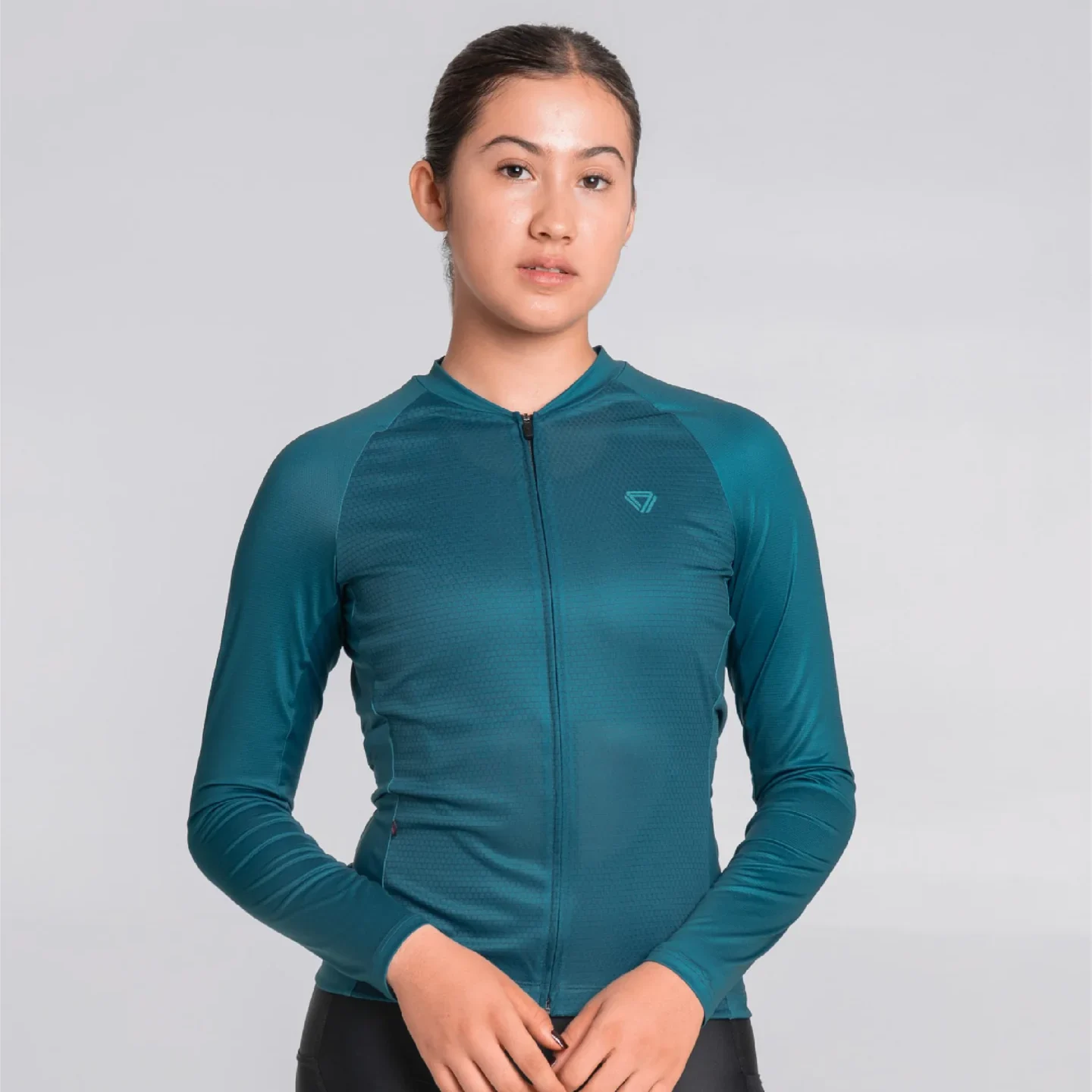 Camisa Manga Larga Mujer Dynamo Azul Jade - GW-1 Camisa Manga Larga Mujer Dynamo Azul Jade - GW