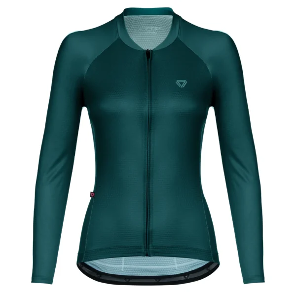 Camisa Manga Larga Mujer Dynamo Azul Jade - GW