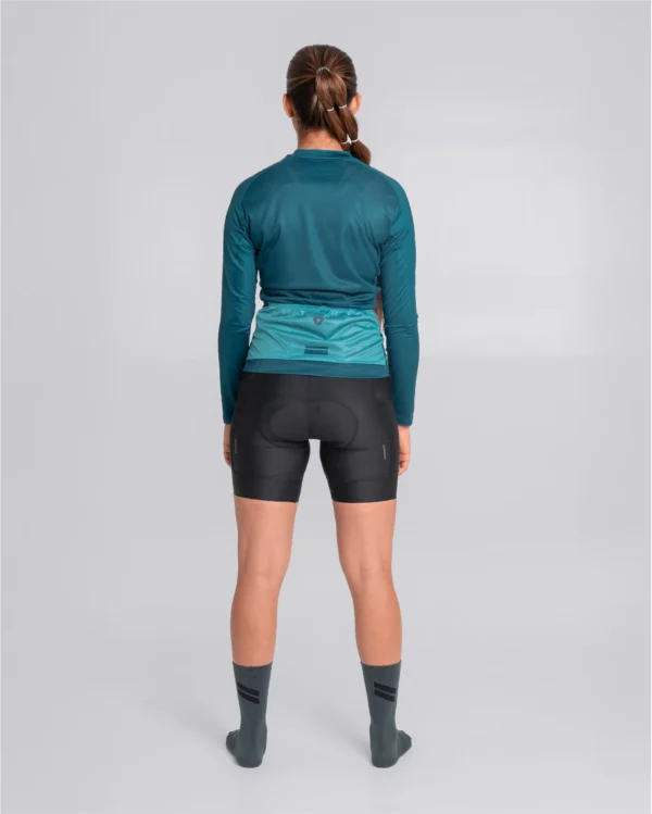 Camisa Manga Larga Mujer Dynamo Azul Jade - GW