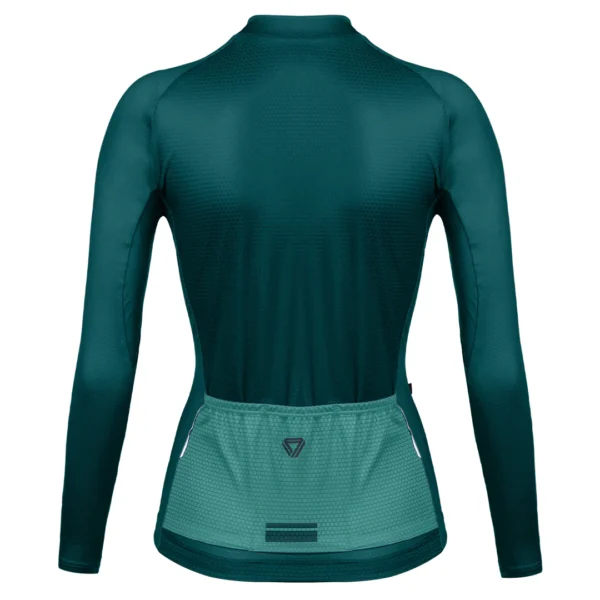 Camisa Manga Larga Mujer Dynamo Azul Jade - GW