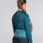 Camisa Manga Larga Mujer Dynamo Azul Jade - GW