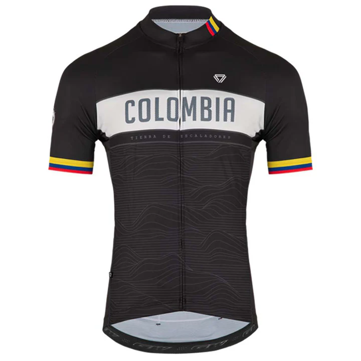 Camiseta Manga Corta Colombia Negra Masculina - GW