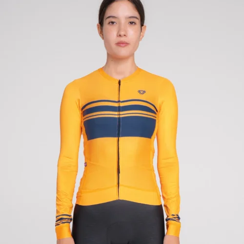 Camiseta Manga Larga 2 and 1 Naranja - Gw