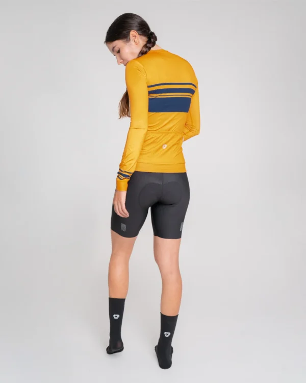 Camiseta Manga Larga 2 and 1 Naranja - Gw