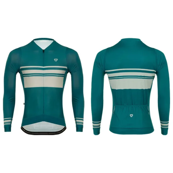 Camiseta Manga Larga Basic Azul Jade Gw