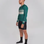 Camiseta Manga Larga Basic Azul Jade Gw