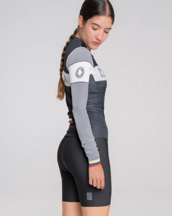 Camiseta Manga Larga Colombia Gris - GW