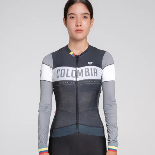 Camiseta Manga Larga Colombia Gris - GW