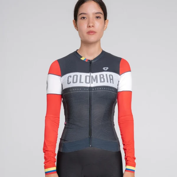 Camiseta Manga Larga Colombia Roja - GW