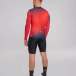 Camiseta Manga Larga Hombre Alta Visibilidad  Roja - GW
