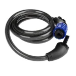 Candado de clave Espiral 10X1500MM Negro - GW